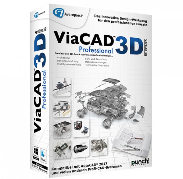 Avanquest ViaCAD 3D Version 10 Professional