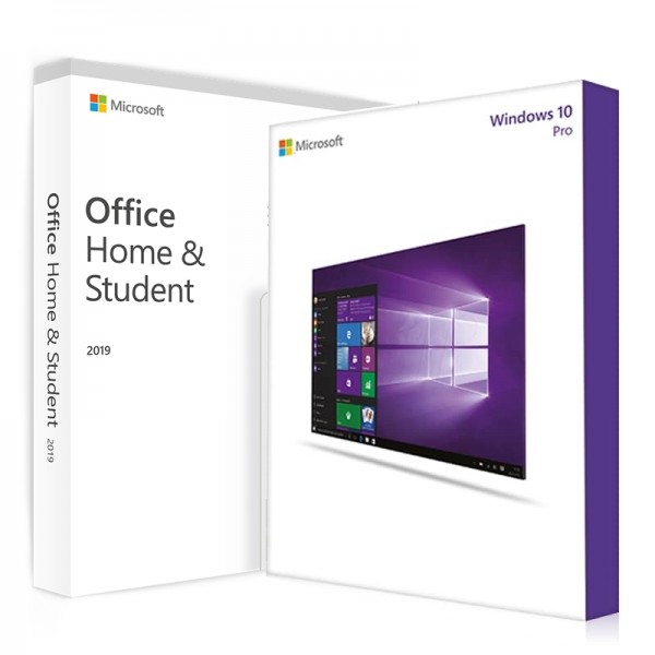 Windows 10 Pro + Office 2019 Home und Student