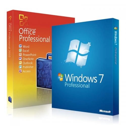 Windows 7 Professional + Office 2010 Professional Download + License Key